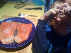 love copper river salmon with Red Rex